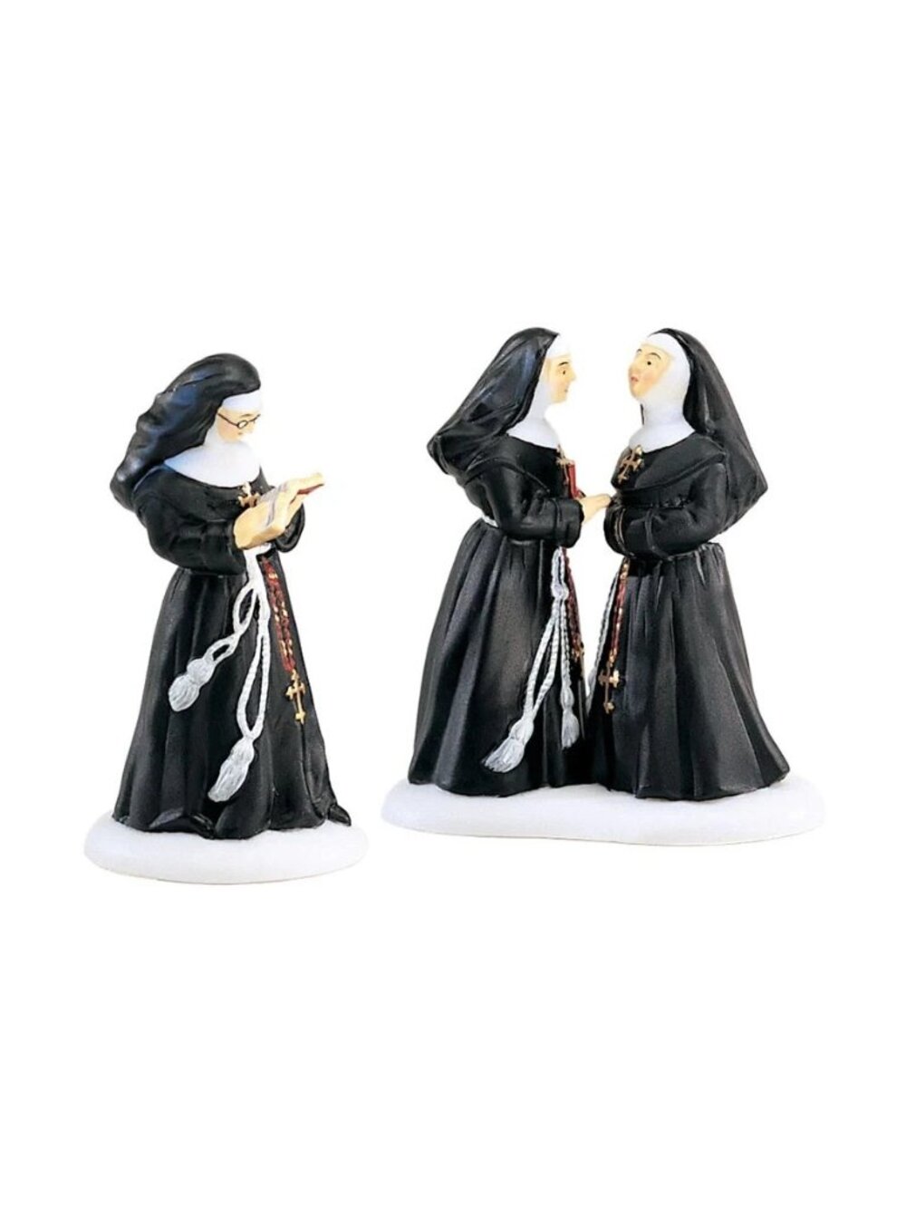 Department 56 Sisters of the Abbey (Set of 2) Alpine Village Accessory #556213
